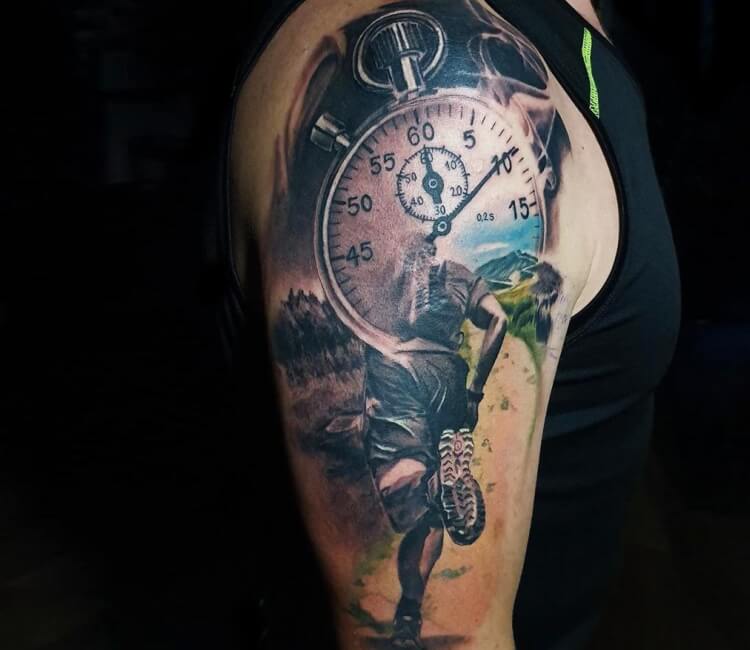 Clock Tattoo Design Inspiration