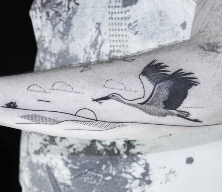 Marabou stork.. done by Karol... - InkDependent Tattoo | Facebook