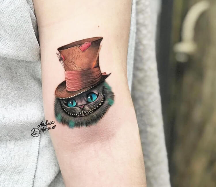 Cheshire Cat tattoo by Andrea Morales  Post 30976