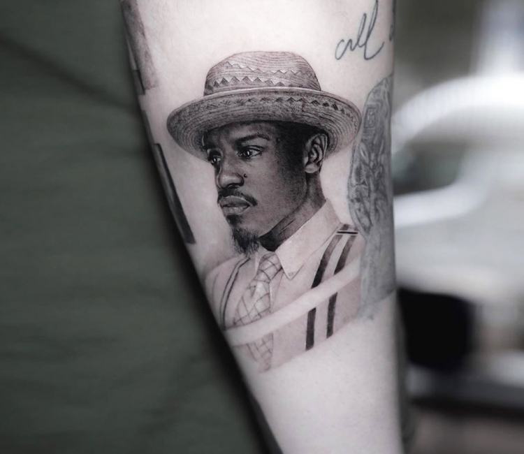 André 3000 tattoo by Ben Tats | Post 31578