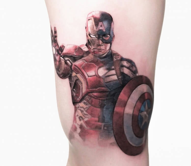 Ink Pagoda  Captain America x Iron Man fusion tattooed by  Facebook