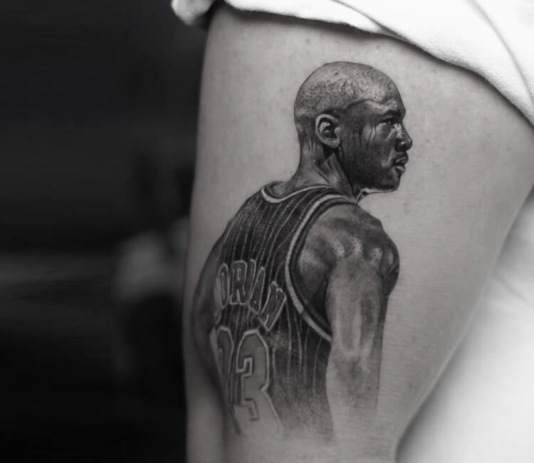 cosecha lago rifle Michael Jordan tattoo by Ben Tats | Post 31776