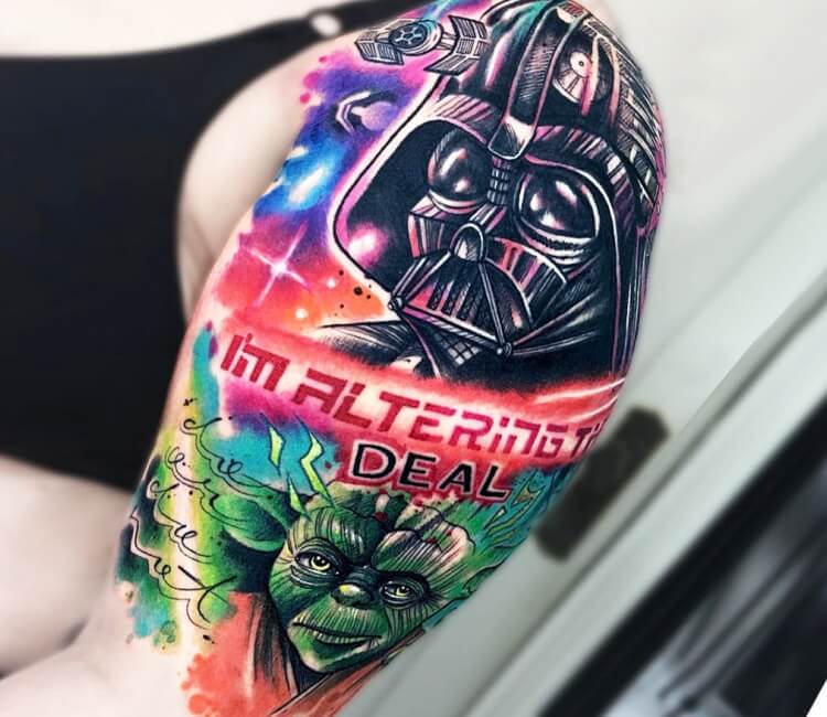 Star Wars tattoo by Studio Lotus Tattoo  Scrolller