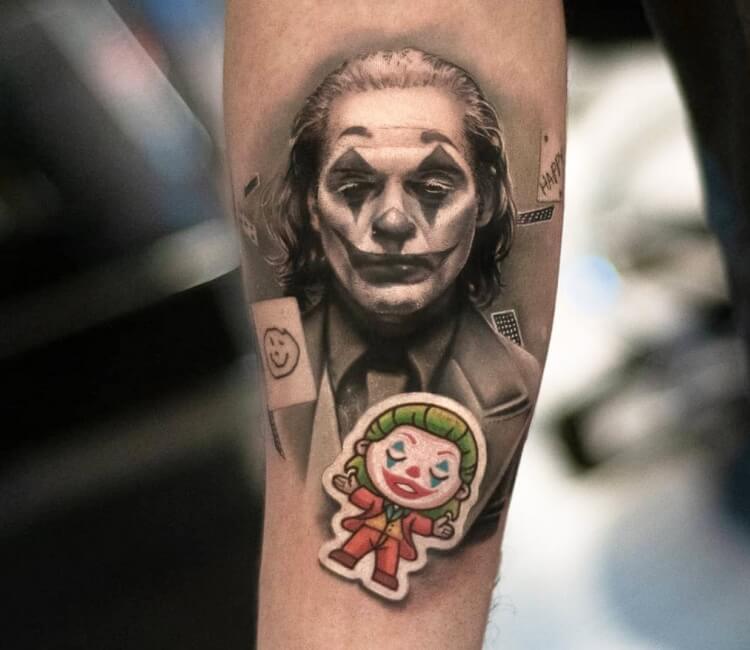 Joaquin Phoenix joker tattoo  rtattoo