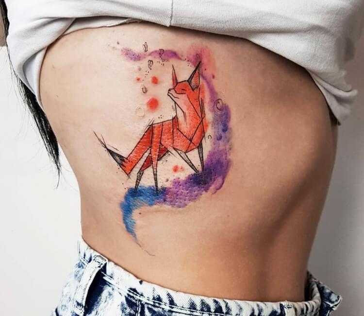 Fox tattoo by Daria Mlecna | Post 30161