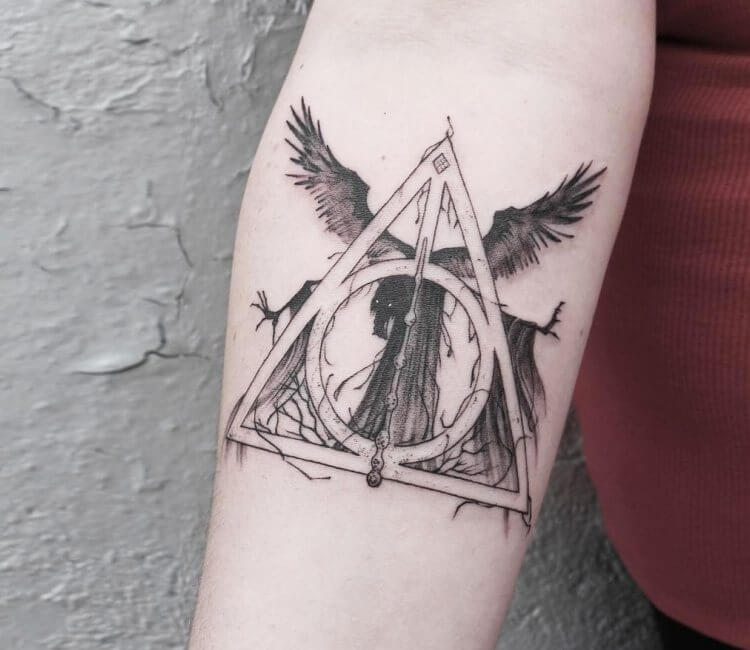 Arm Tattoo Deathly Hallows - Best Tattoo Ideas Gallery