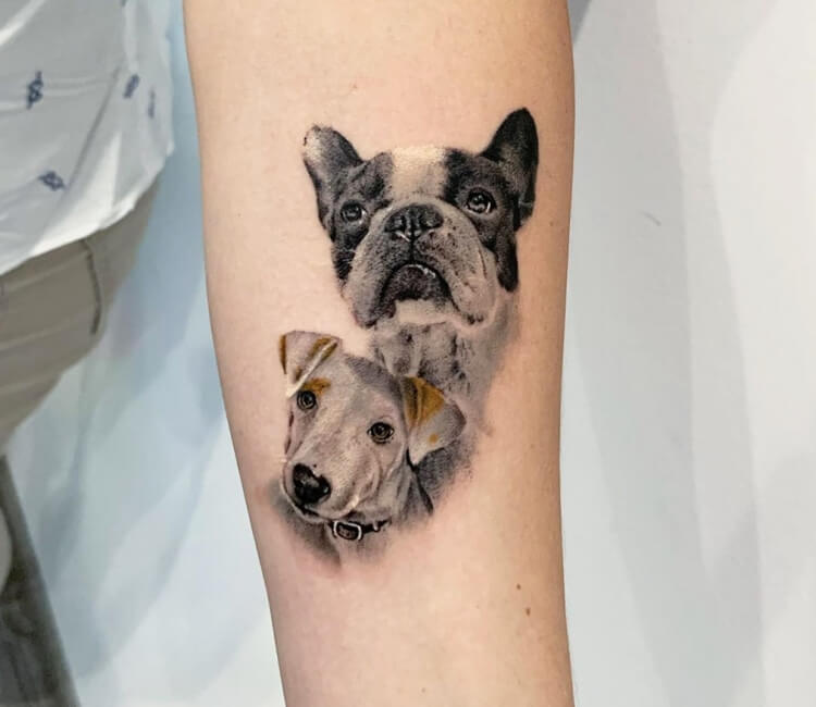 Beautiful Dog Tattoo Honoring Your Furry Friend with Ink