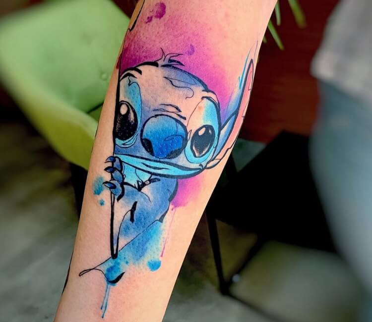 Stitch tattoo by Ilaria Tattoo Art