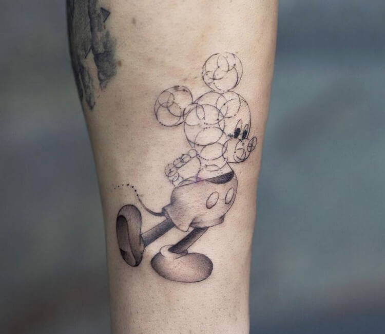 Mickey Mouse Tattoo done by Nick | Artistic Impressions Tattoo
