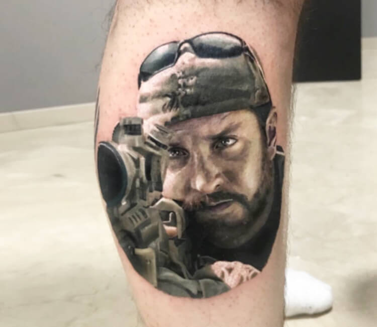 Sniper Arm Sleeve Tattoo - Veteran Ink