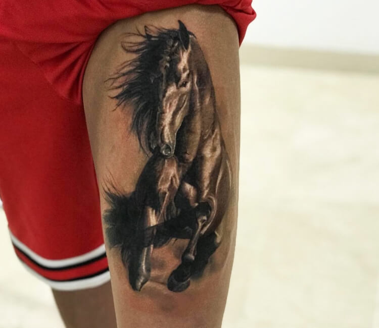 62+ Running Horse Tattoos Ideas