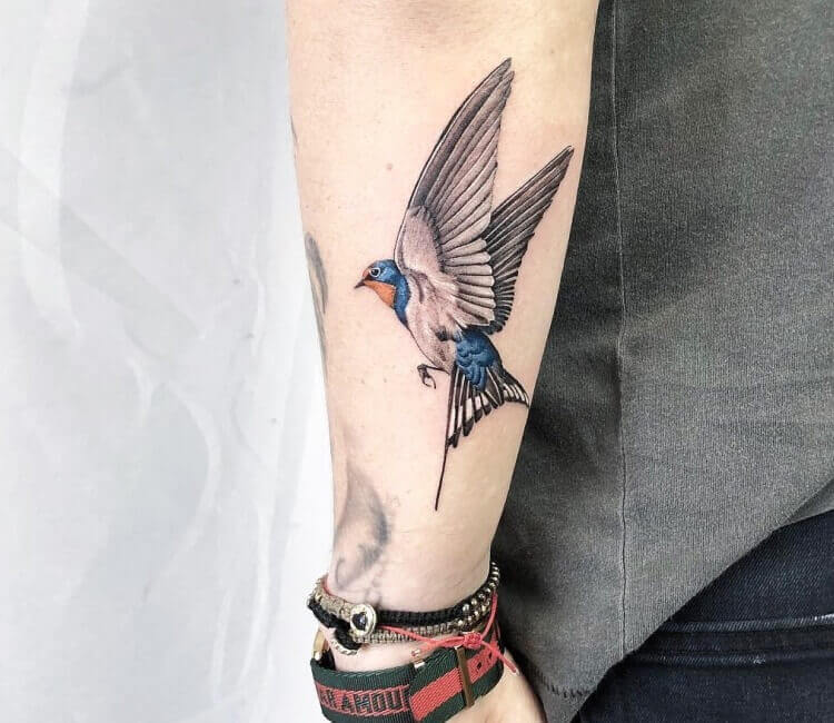 Bird Tattoo By Kozo Tattoo Post