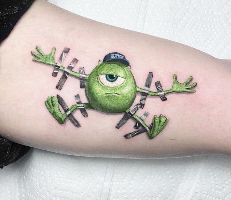 Mike  Sulley Tattoo Monsters Inc Movie  Best Tattoo Ideas For Men   Women