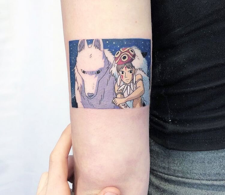 65 Princess Mononoke Tattoo Designs  Ideas You would Love