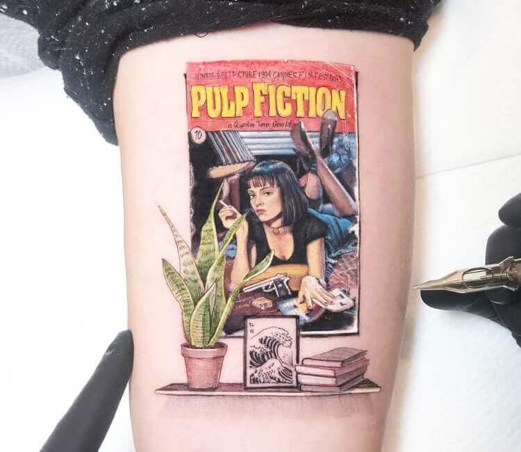 40 Pulp Fiction Tattoo Designs For Men  Movie Ink Ideas
