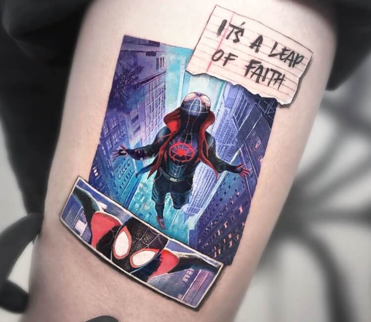 Spider-Man: Across the Spider-Verse Tattoo Design – Mecandon Designs