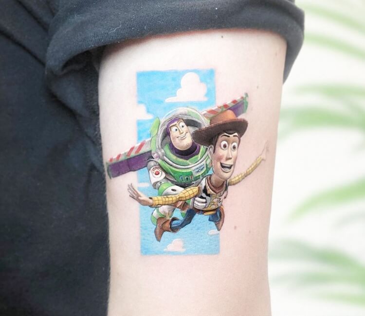 Body FX Tattoo Studio - Any fans of Toy Story? Bobby just did this Buzz  Lightyear tattoo... To infinity and beyond! Check it out? | Facebook