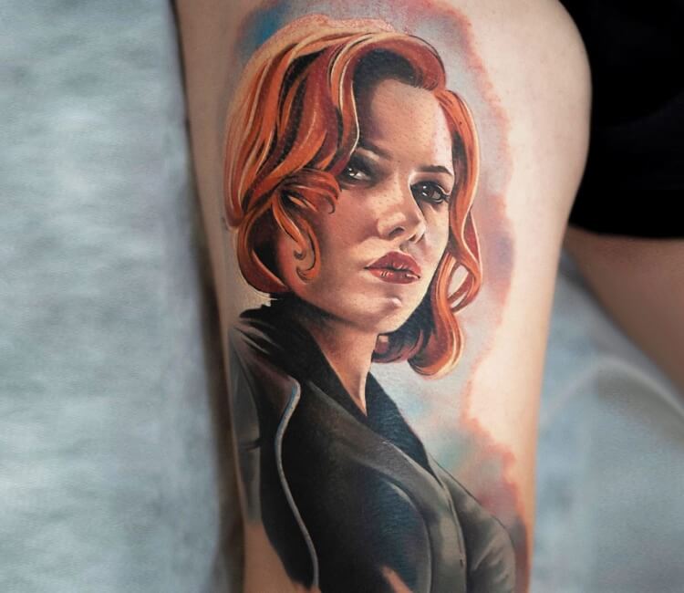 Black widow  Marvel tattoos Avengers tattoo Disney tattoos