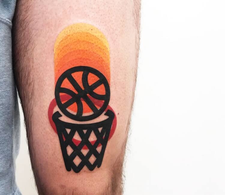 Basketball hoop tattoo by Mambo Tattooer | Post 31628