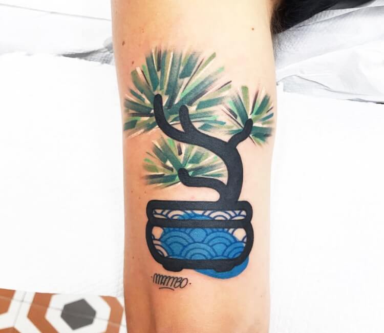 bonsai tattoo black by PastelJosei on DeviantArt