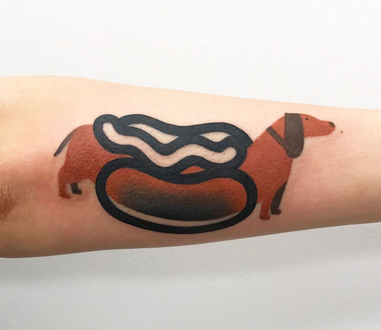 Corn dog tattoo  Tattoos 