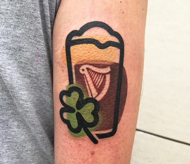Never without my Guinness ! What a nice tattoo idea made in ireland /  Dublin | Small irish tattoos, Ireland tattoo, Irish tattoos