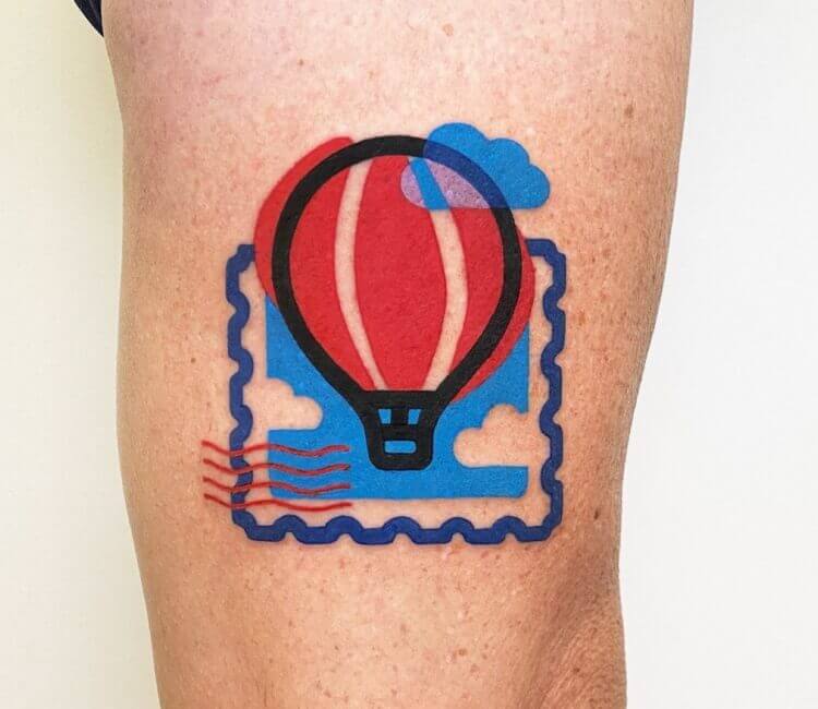 Postage Stamp by Studio Ink in Sacramento, CA : r/tattoos
