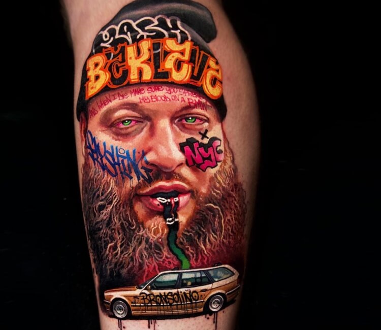 Action Bronson Just Got a HUGE Skull Tattoo | Leafly