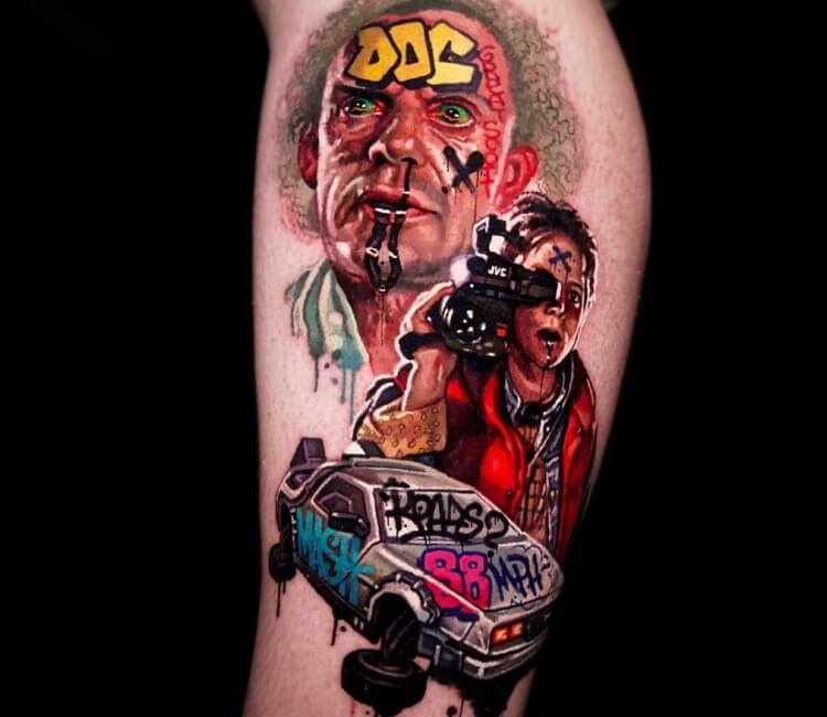 Amazing Marty McFly tattoo by  Back to the Future TR  Facebook