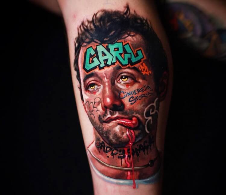 My Peter Venkman - Bill Murray Calf Tattoo