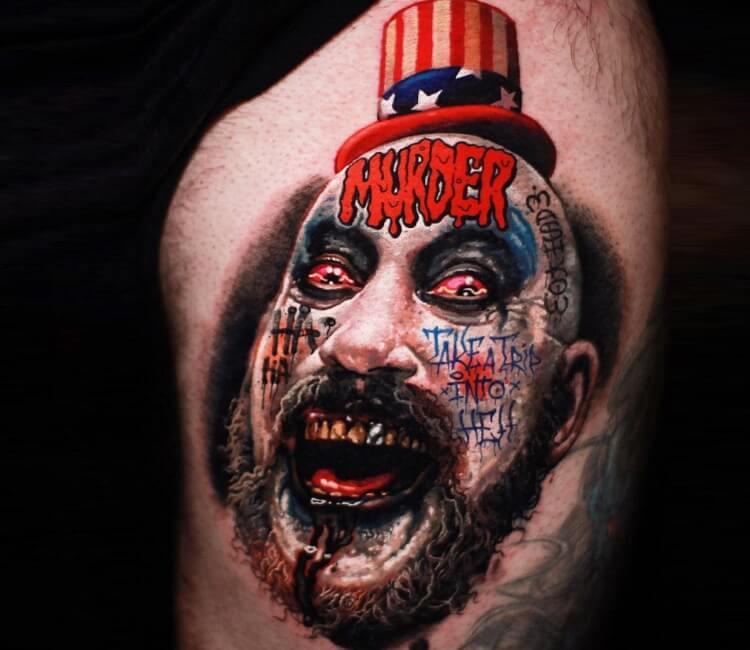 Captain Spaulding tattoo by Dave Paulo  Photo 28605