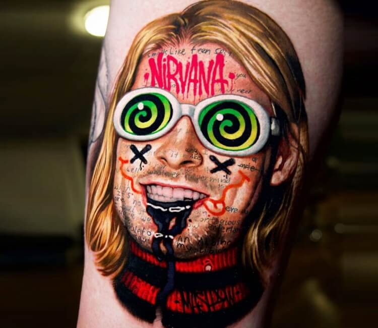 Peace Love Empathy  Kurt Cobain tattoo by TenderRevenge on DeviantArt