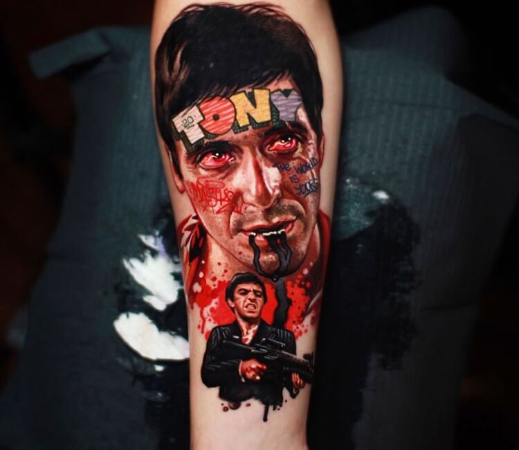 Scarface tattoo i got to do yesterday  youtube coming soon for p   TikTok