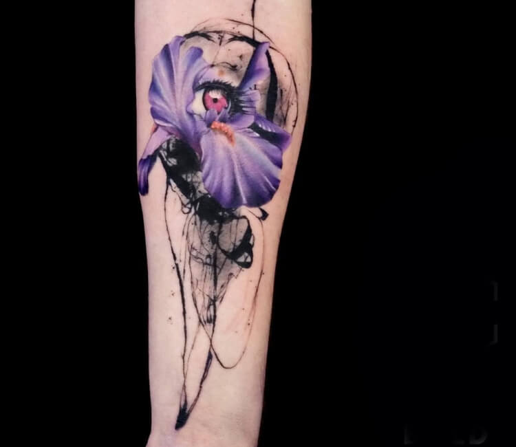 Purple Rose Butterfly Tattoo | TikTok