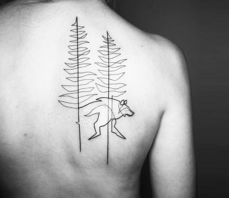 Bear & Forest Tattoo I did for Mark... - PermaGrafix Tattoo | Facebook