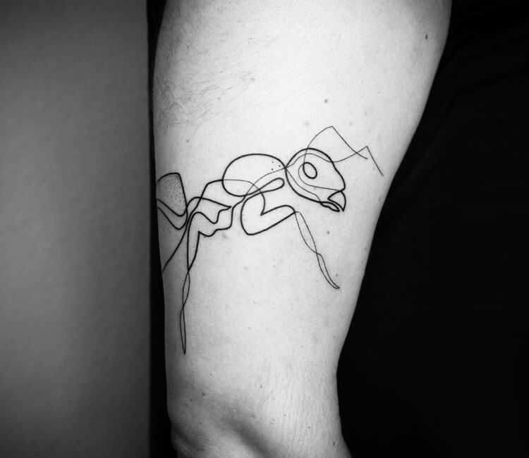 Ant Tattoo By Mo Ganji Post