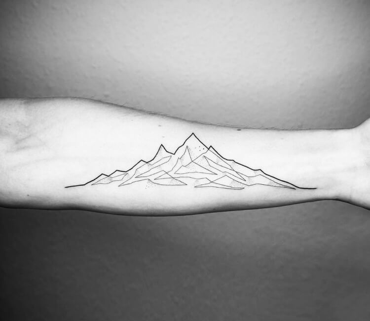 Mountains tattoo by Mo Ganji | Post 30368