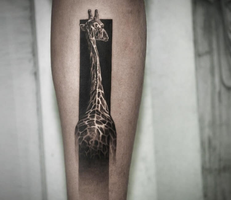 Realistic Tattoos  Giraffe tattoos Color tattoo Tattoos