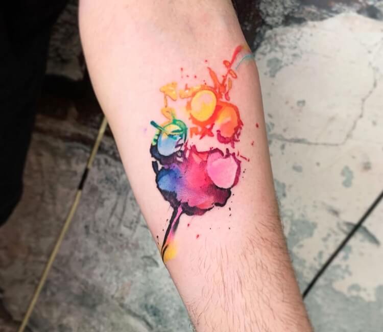 The Last Of Us Tattoo Color Splash Art Print by holly u | Society6