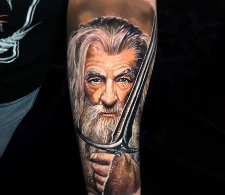 Gandalf tattoo by Paul Acker | Photo 31646