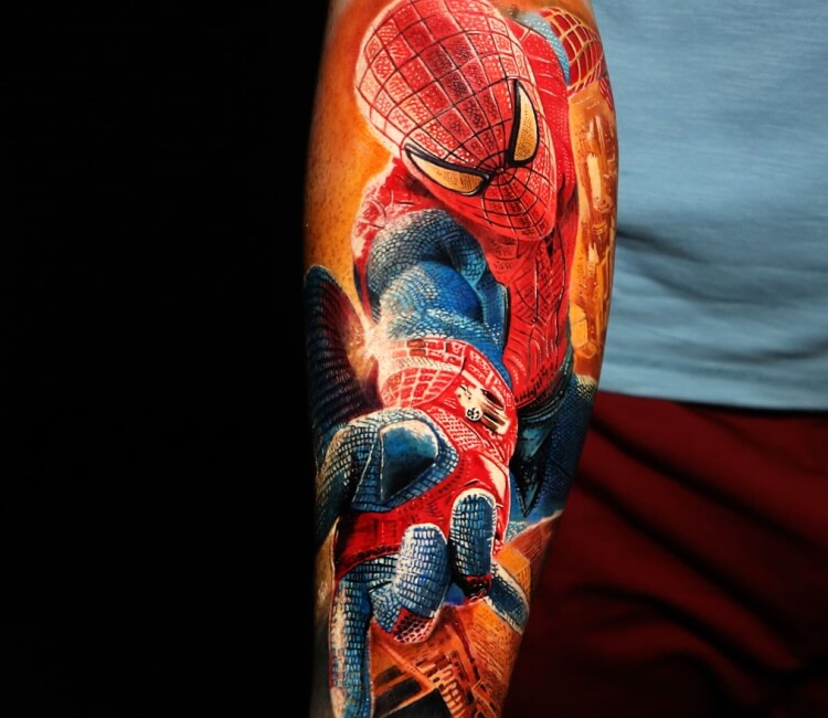 Spider man tattoo  Tattoo Pictures Collection