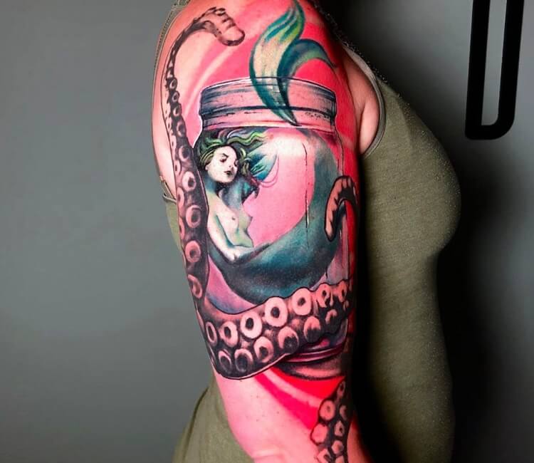 Jeff Norton Tattoos  Tattoos  Realistic  mermaid