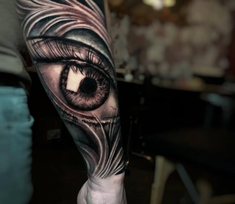 67 Beautiful And Astonishing Eye Tattoos Design On Arm  Psycho Tats