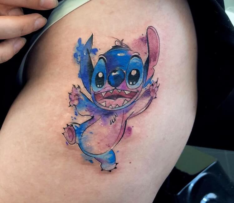 Discover more than 70 stitch tattoo watercolor  thtantai2