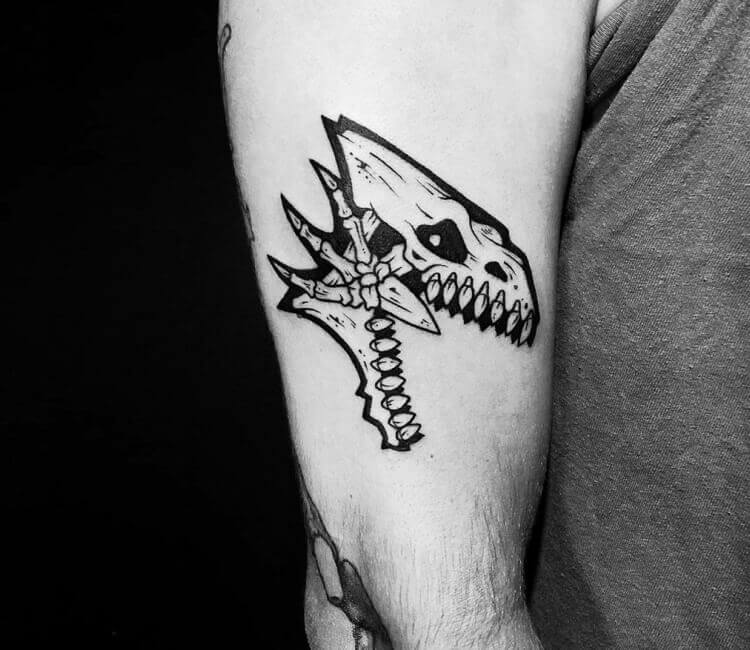 Dragon skull tattoo Cut Out Stock Images & Pictures - Page 2 - Alamy