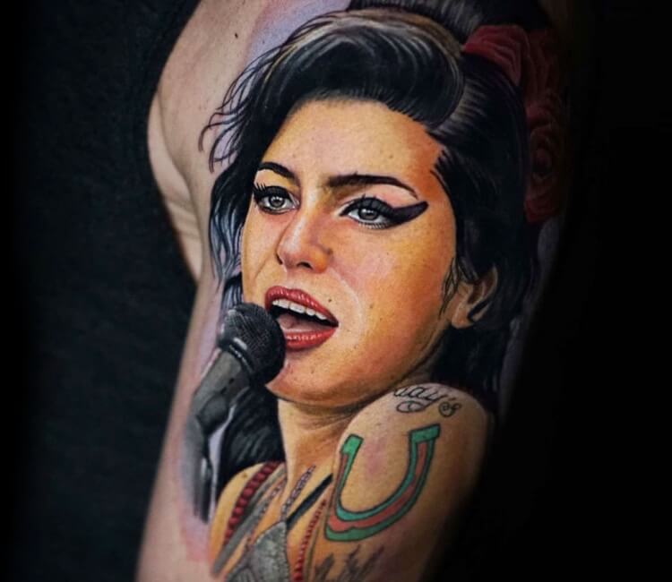 Amy Winehouse tattoo by Sergey Shanko  Post 26857