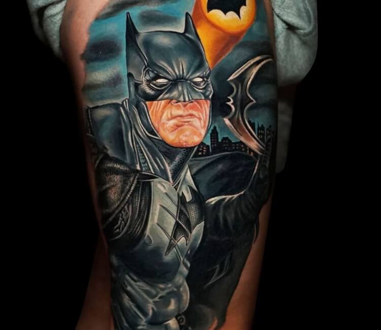 Batman tattoo  Tattoos Small tattoos for guys Batman tattoo