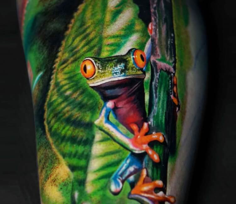 Frog tattoo by Silvano Fiato  Post 6154