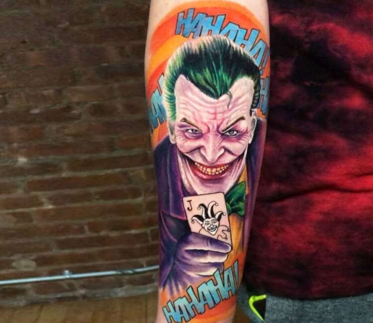 Joker tattoo by Ruben Barahona | Post 30217
