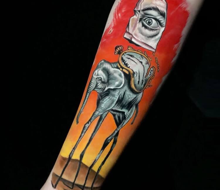 41 Impressive Salvador Dali Tattoos with Meaning - Our Mindful Life